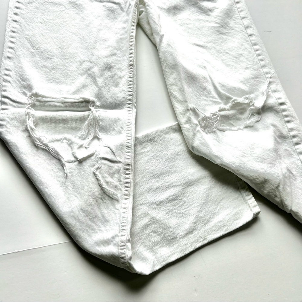 🍒Women’s PacSun 90s Boyfriend White Jeans. Size: 28 - Picture 12 of 13